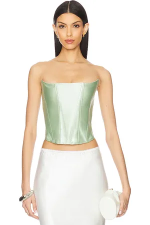 REVOLVE Rezek Studio Rezek studio corsé star en color verde salvia talla M en - Sage. Talla M (también en S, XS).