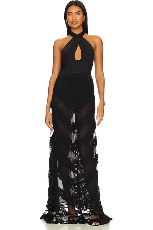 REVOLVE LoveShackFancy Loveshackfancy vestido carlotti en color talla 10 en - Black. Talla 10 (también en 12).