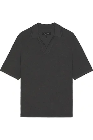 REVOLVE Rag & Bone Rag & bone rib johnny polo en color gris talla L en - Grey. Talla L (también en M, S, XL/1X).
