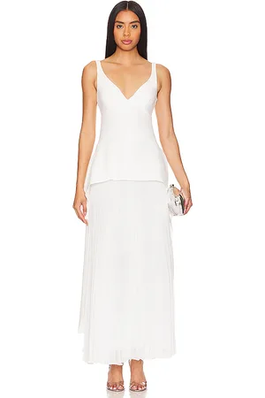 REVOLVE SIMKHAI Simkhai vestido largo sequoia en color talla 2 en - White. Talla 2 (también en 4).