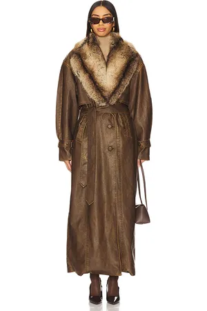 REVOLVE AFRM Afrm trenca saint en color marrón talla L en - Brown. Talla L (también en M).
