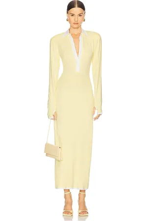 REVOLVE Rowen Rose Rowen rose vestido polo de manga larga en color limon talla 34/0 en - Lemon. Talla 34/0 (también en 36/2).