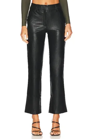 REVOLVE Commando Commando pantalón con trabillas faux leather full length en color talla M en - Black. Talla M (también en S, XS).