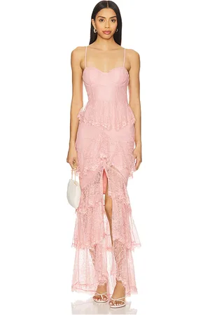REVOLVE MAJORELLE Majorelle vestido largo zelda en color rosado talla L en - Pink. Talla L (también en M, S, XL, XS, XXS).