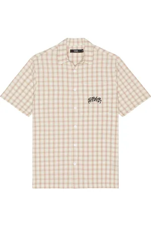 REVOLVE FORMER Former camisa manga corta manners check en color talla L en - . Talla L (también en M, S, XL/1X).