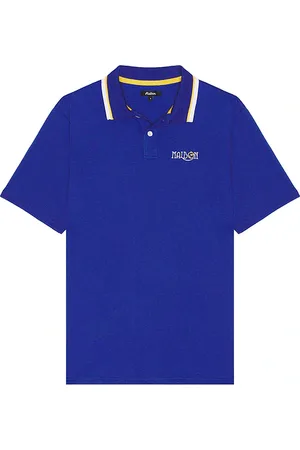REVOLVE Malbon Golf Malbon golf grasse pique polo en en color talla M en - Blue. Talla M (también en S, XL/1X).
