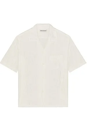 REVOLVE Our Legacy Our legacy camisa manga corta heusen en color blanco talla 48 en - White. Talla 48 (también en 50, 52).