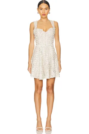 REVOLVE ELLIATT Elliatt minivestido corsé cali en color ivory talla L en - Ivory. Talla L (también en M, S, XL, XS).