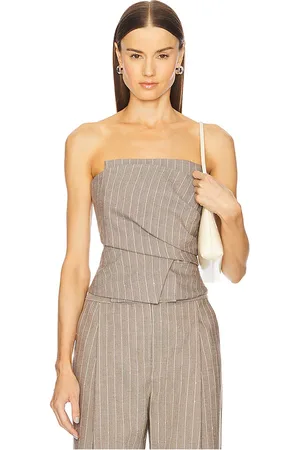 REVOLVE The Sei The sei top bustier cruzado. en color taupe talla 0 en - Taupe. Talla 0 (también en 2).