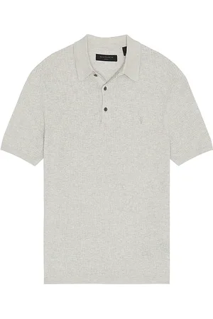 REVOLVE ALLSAINTS Allsaints polo aubrey en color gris talla L en - Grey. Talla L (también en M, S, XL/1X).