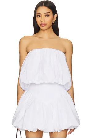 REVOLVE Bardot Bardot parte superior de globo de popelina lissett en color blanco talla 10 en - White. Talla 10 (también en 12, 2, 4, 6, 8).