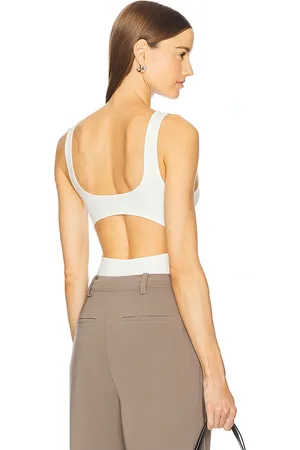 REVOLVE St. Agni St. agni top sin mangas en color talla L en - White. Talla L (también en M, S).