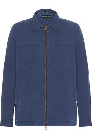REVOLVE Barbour Barbour sobrecamisa glendale en color azul talla L en - Blue. Talla L (también en M, XL/1X).