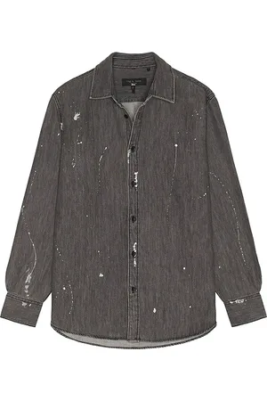 REVOLVE Rag & Bone Rag & bone camisa en color charcoal talla L en - Charcoal. Talla L (también en M, S, XL/1X).
