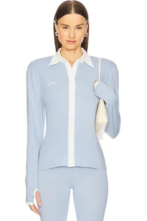 REVOLVE Rowen Rose Rowen rose polo de manga larga en color bebe talla 36/2 en - Baby Blue. Talla 36/2 (también en 38/4).