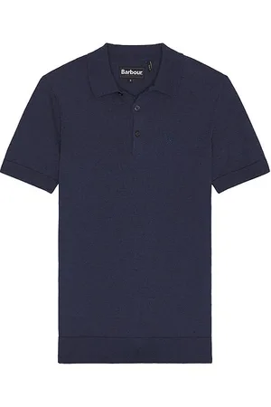 REVOLVE Barbour Barbour buston knit polo en color talla L en - Navy. Talla L (también en M, S, XL/1X).