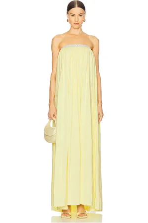 REVOLVE Rowen Rose Rowen rose maxidress sin tirantes en color limon talla 34/0 en - Lemon. Talla 34/0 (también en 36/2, 38/4).