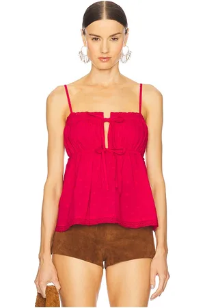 REVOLVE Ulla Johnson Ulla johnson quinn top en color rojo talla 0 en - Red. Talla 0 (también en 10, 12, 2, 4, 6, 8).