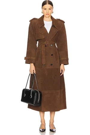 REVOLVE Susanna Chow Susanna chow trenca madison en color marrón talla L en - Brown. Talla L (también en M, S).