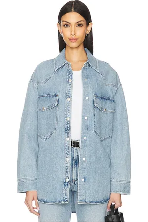 REVOLVE AGOLDE Agolde camisa lotta en color azul talla L en - Blue. Talla L (también en S, XS).