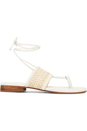 REVOLVE Kaanas Kaanas tanga bamboo wrap-around en color crema talla 10 en - Cream. Talla 10 (también en 11, 5, 6, 7, 8, 9).