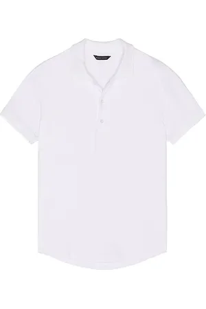 REVOLVE Monfrere Monfrere pierce polo en color blanco talla L en - White. Talla L (también en M, S).