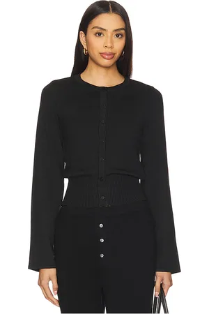 REVOLVE SNDYS Sndys top con botones august en color talla L en - Black. Talla L (también en M, S, XL, XS, XXL).