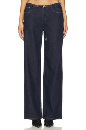 REVOLVE Still Here Still here pierna ancha cool en color denim-dark talla 27 en - Denim-Dark. Talla 27 (también en 31).