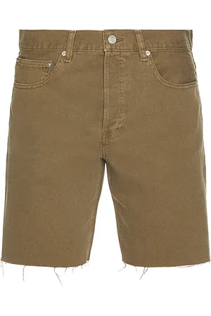 REVOLVE FRAME Frame relaxed undone hem denim short en color marrón talla 32 en - Brown. Talla 32 (también en 34, 36).