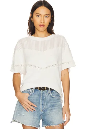 REVOLVE Free People Free people top manga corta dorothy en color talla L en - . Talla L (también en M, S, XS).