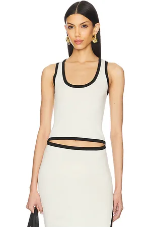 REVOLVE SEVEN WONDERS Seven wonders camiseta tirantes dulchie en color crema talla L en - Cream. Talla L (también en M, S).