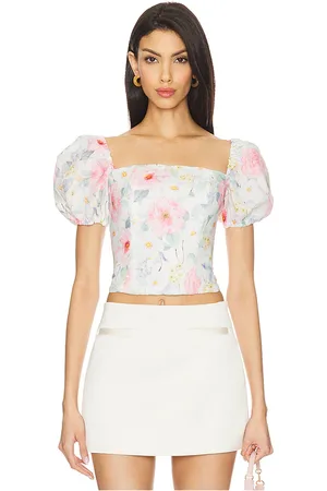 REVOLVE Bardot Bardot sheyla top en color blanco talla 10 en - White. Talla 10 (también en 12, 2, 4, 6, 8).