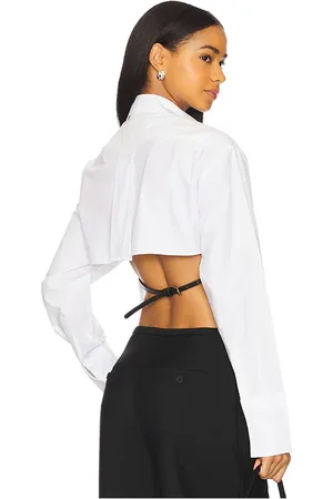 REVOLVE Courtney Zheng Courtney zheng camisa con cinturón en la espalda. emmett en color talla L en - White. Talla L (también en M, S).