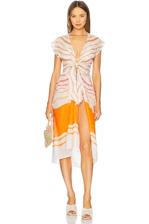 REVOLVE Vix Swimwear Vix swimwear ropa playa sasha en color orange,ivory talla L en - Orange,Ivory. Talla L (también en M, S, XL, XS).