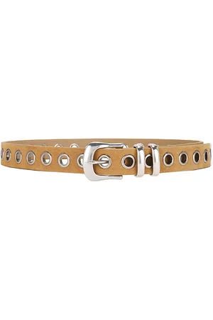 REVOLVE Understated Leather Understated leather cinturón eyelet en color talla M en - Brown. Talla M (también en XS/S).