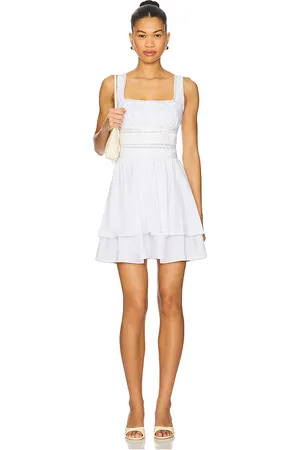REVOLVE ASTR the Label Astr the label minivestido dress en color talla L en - White. Talla L (también en M, S, XS).