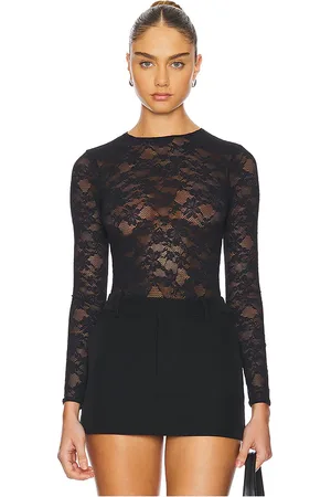 REVOLVE Fleur du mal Fleur du mal body le stretch en color talla L en - Black. Talla L (también en M).