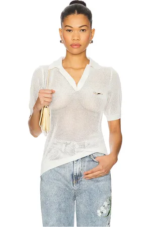 REVOLVE Vivetta Vivetta polo rourke gauge rourke gauge en color blanco talla L en - White. Talla L (también en M, S).