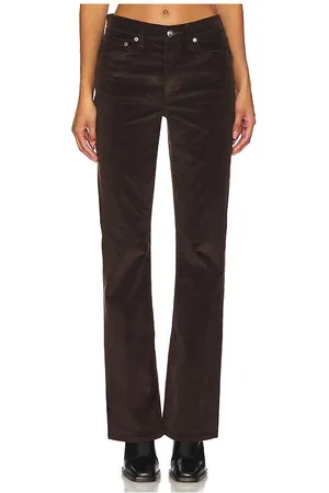 REVOLVE Rag & Bone Rag & bone pantalón de tiro medio con corte de bota peyton en color marrón talla 30 en - Brown. Talla 30 (también en 31).