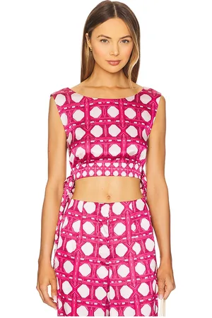 REVOLVE MISA Los Angeles Misa los angeles top sin mangas olena en color fucsia talla L en - Fuchsia. Talla L (también en M, S, XL, XS).