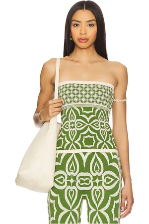 REVOLVE MISA Los Angeles Misa los angeles top sin tirantes nessa en color verde talla L en - Green. Talla L (también en M, XL).