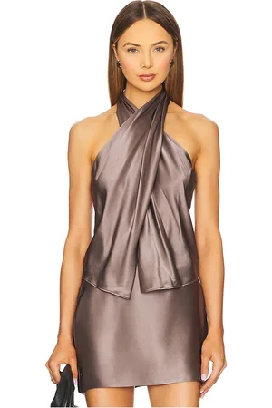 REVOLVE The Sei The sei top halter cruzado en color gris talla 2 en - Grey. Talla 2 (también en 6).