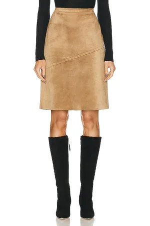 REVOLVE FWRD Renew Fwrd renew falda gucci en color bronce talla 38 en - Tan. Talla 38 (también en ).