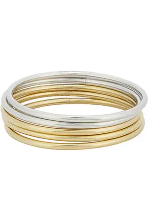 REVOLVE Jenny Bird Jenny bird conjunto de brazalete dane en color metallic silver,metallic gold talla all en - Metallic Silver,Metallic Gold. Talla a