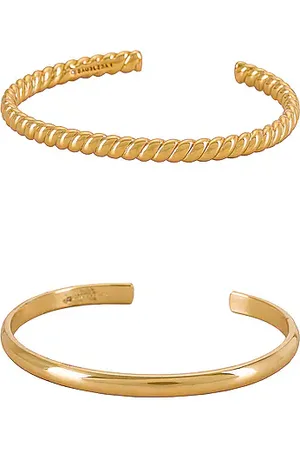 REVOLVE BaubleBar Baublebar conjunto de brazalete en color oro metálico talla all en - Metallic Gold. Talla all.