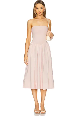 REVOLVE Free People Free people vestido midi ajustado free-est onda en color rubor talla L en - Blush. Talla L (también en XL).