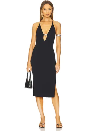 REVOLVE Vix Swimwear Vix swimwear vestido midi isabela en color talla L en - Black. Talla L (también en M, S, XS).