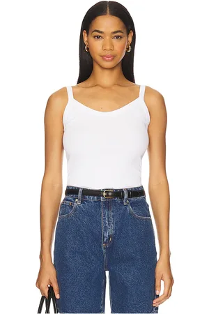 REVOLVE AGOLDE Agolde camiseta tirantes jordan en color talla L en - White. Talla L (también en M, S, XL, XS).