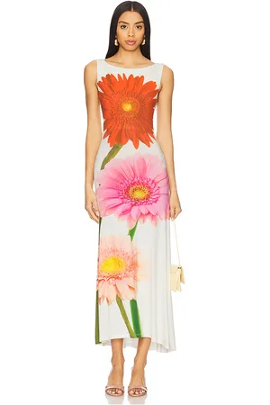 REVOLVE Tyler McGillivary Tyler mcgillivary vestido midi en color ivory talla L en - Ivory. Talla L (también en S, XL/1X, XS).