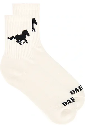 REVOLVE Darlin Darlin calcetin mustang en color blanco talla all en - White. Talla all.